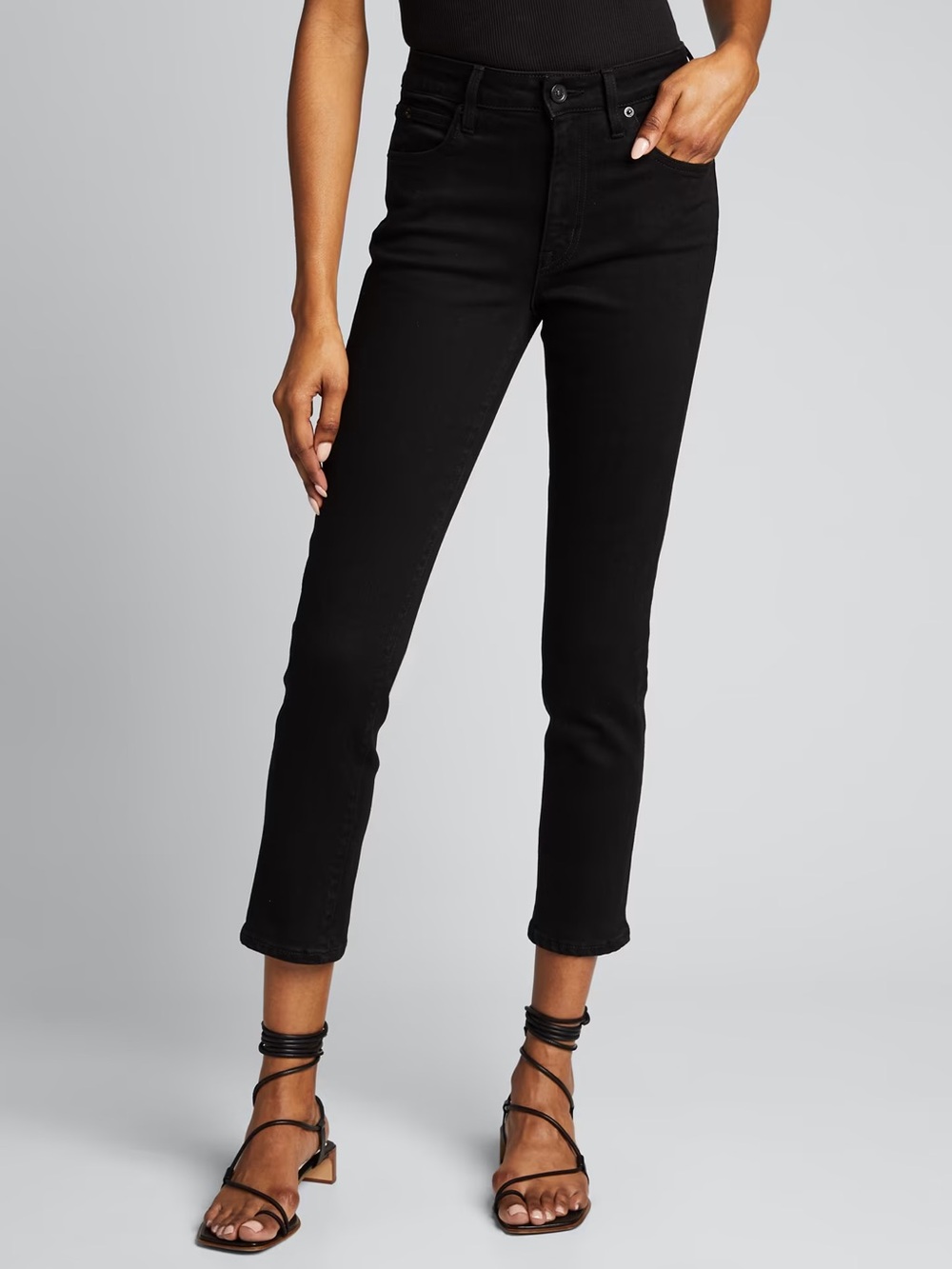SLVRLAKE Lou lou Cropped Black Jeans sz 27